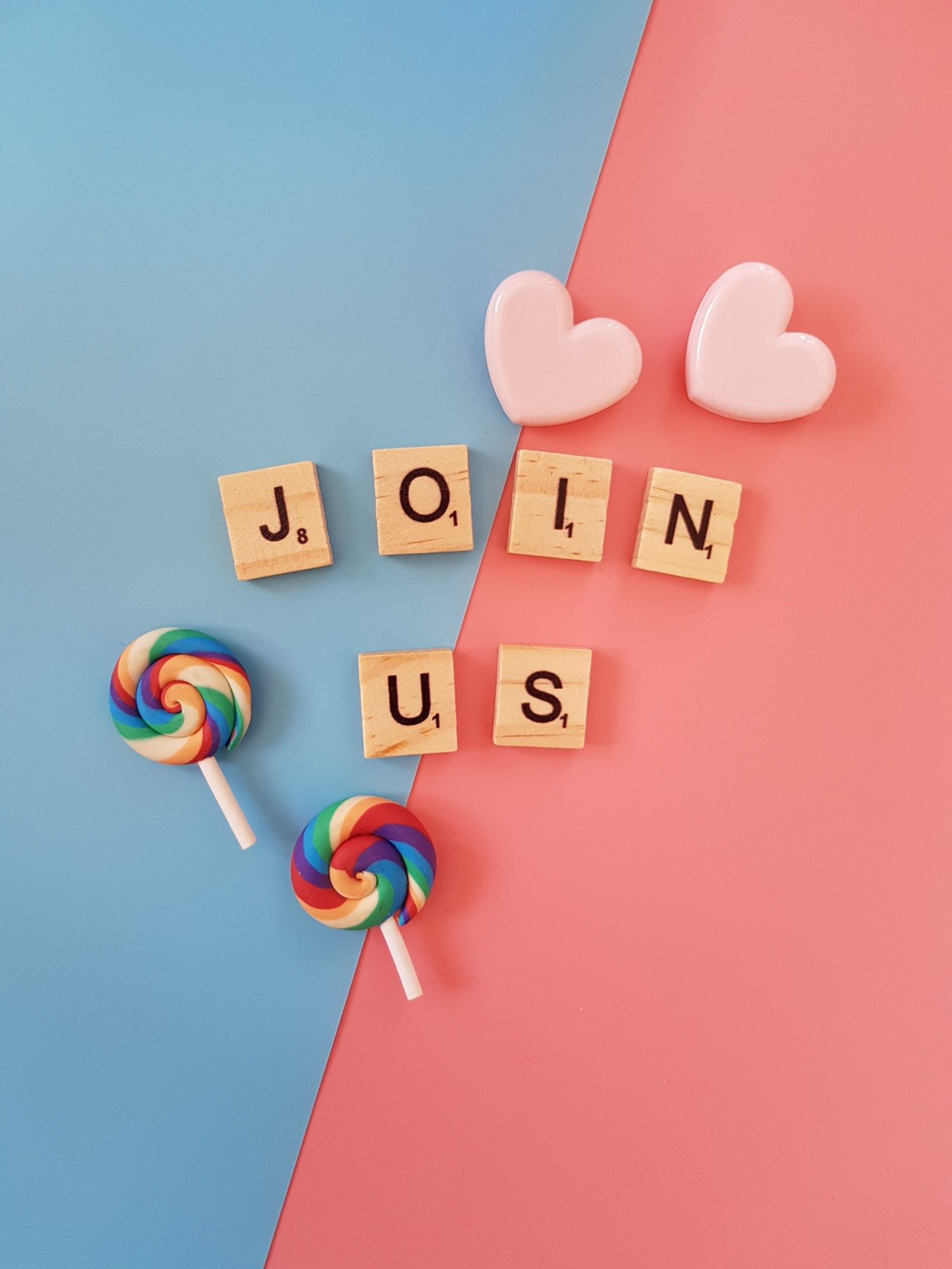 join us with scrabble letters