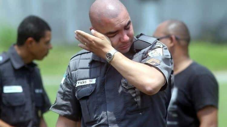 Police officer feel