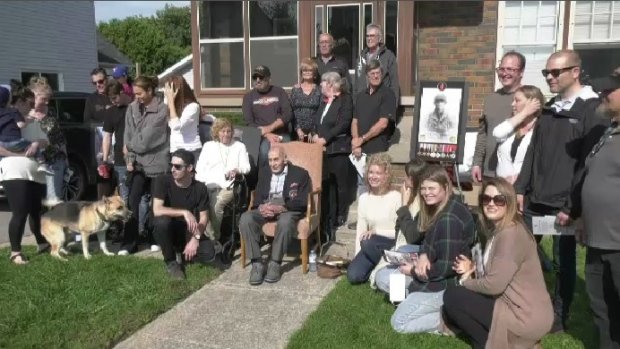 Canadian WWII veteran turns 102